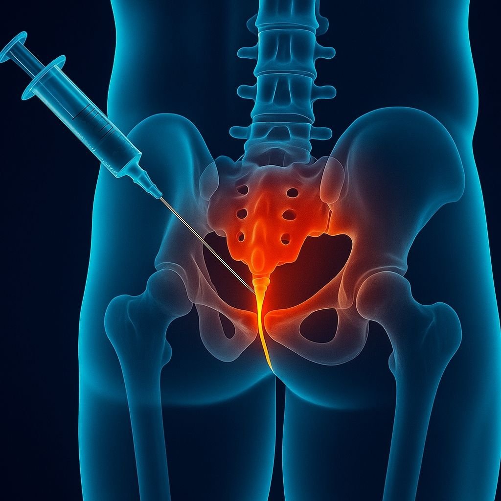 Kuyruk sokumu önündeki İmpar (Walther) ganglionuna görüntüleme eşliğinde lokal anestezik ± steroid ve uygun olgularda pulsed/konvansiyonel RF uygulanarak ağrı iletiminin modüle edildiği tedavi. Antalya’da Dr. Hüseyin Utku Yıldırım tarafından kişiye özel planla uygulanır.